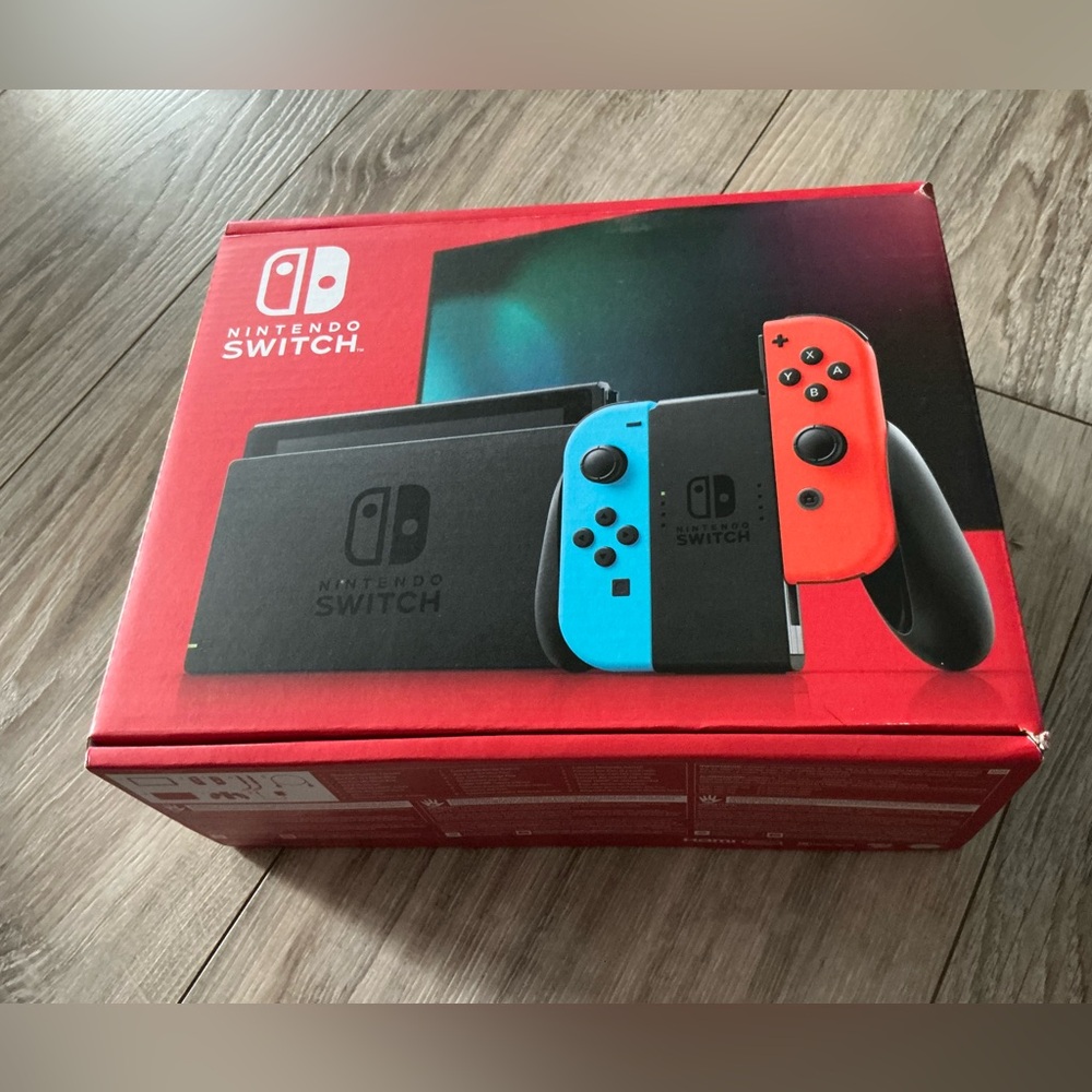 Nintendo Switch 32GB Handheld Console - Neon Red/Neon Blue